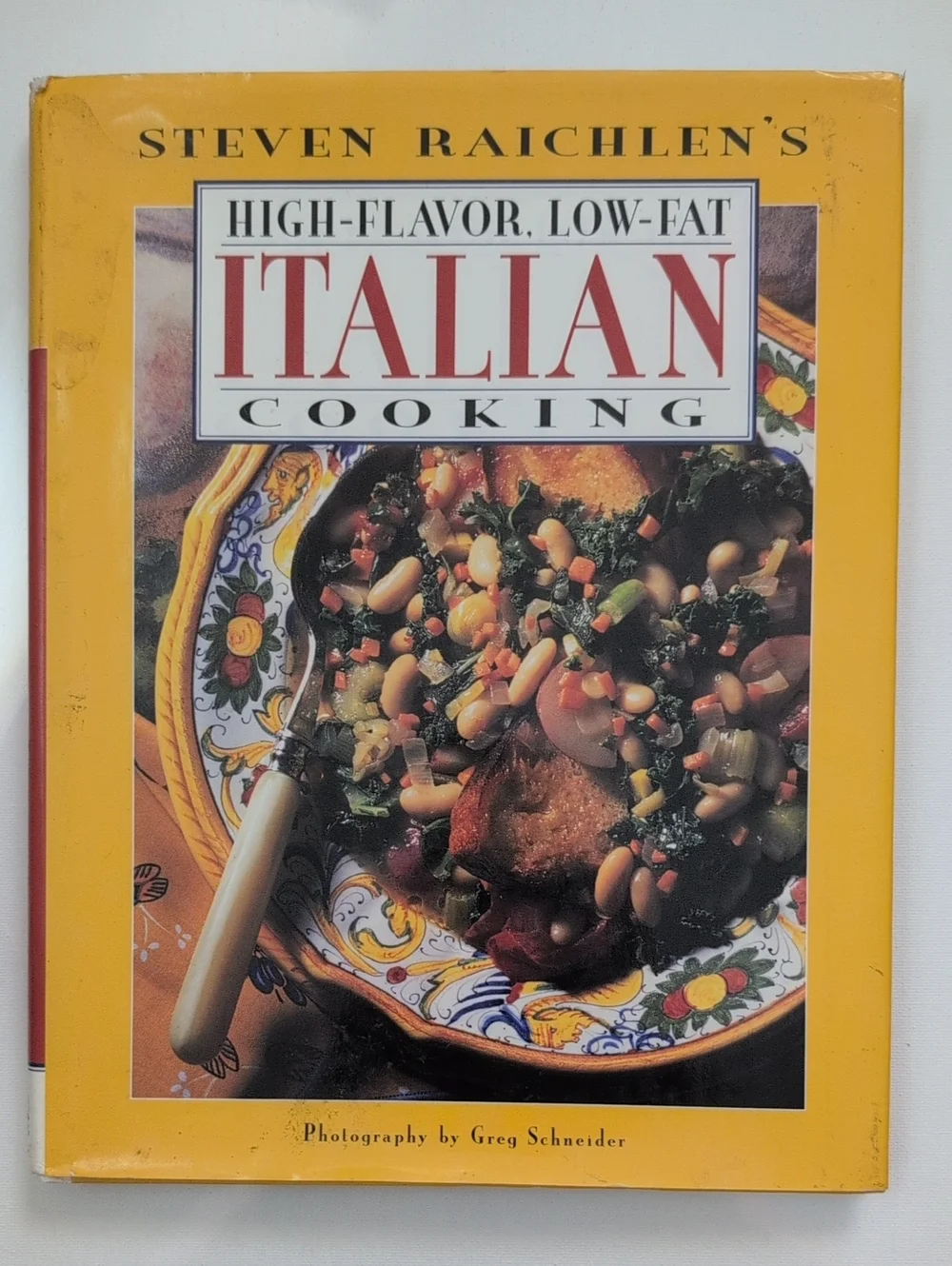 Vintage 1997 High Flavor Low Fat Italian Cooking Hardcover Pictorial Cookbook